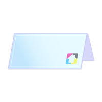 Folded Business Cards - Horizontal